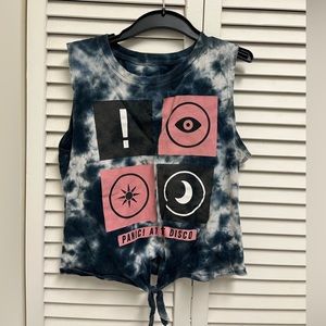 Panic at the disco tie dye tank top merch